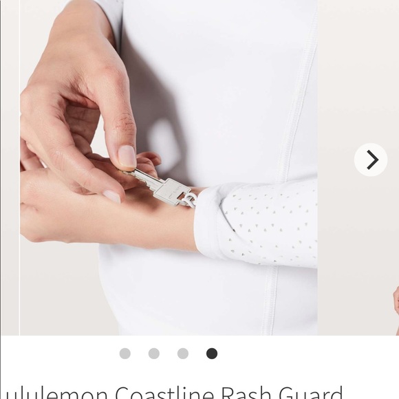 NWT Lululemon Coastline Rashguard Size 10 - Picture 2 of 4